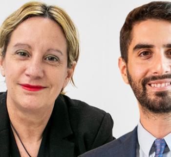 Constanza Mazzina y Marcos Falcone